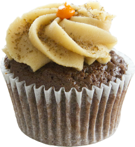 Guittard Chocolate Cupcake With Butter Cream Frosting