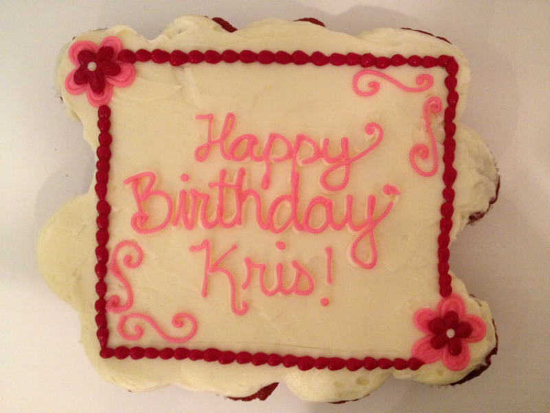 Happy Birthday Cupcake Cake